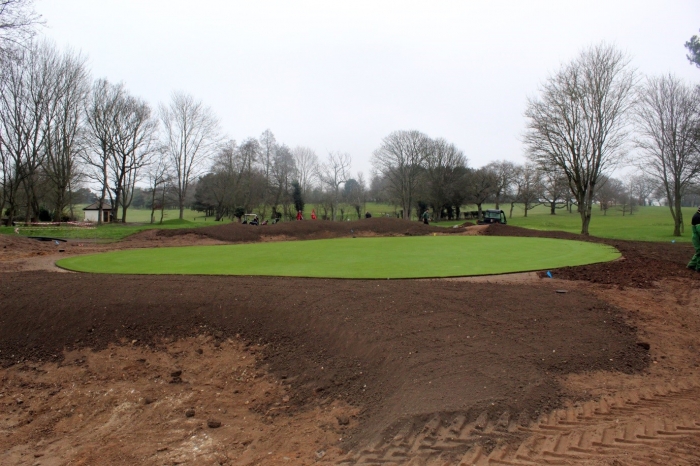 Bury St Edmunds Golf Club- Reconstructing the surrounds of the golf green complex