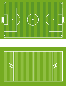 Typical application of SPORTS&TURF - Rugby/Football pitch