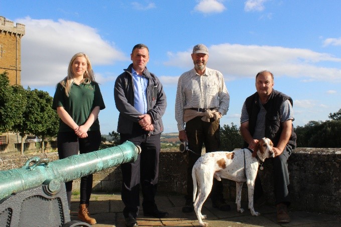 TOPSOIL team visit Belvoir Castle