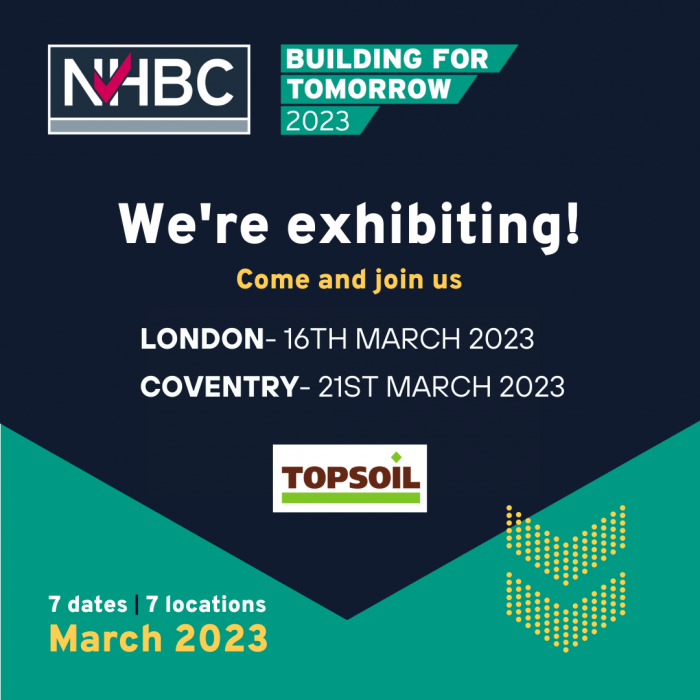 TOPSOIL is Exhibiting at the NHBC Building for Tomorrow Roadshow