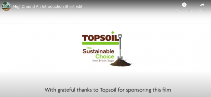 British Sugar TOPSOIL sponsors forces charity, HighGrounds, short film