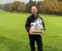 Paul Gould of Thetford Golf Club wins our SALTEX 2022 Hamper