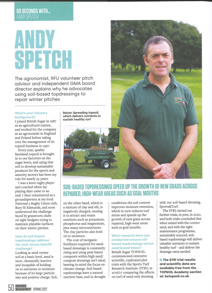 Grounds Management interview with Andy Spetch