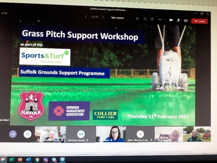 Suffolk FA grass pitch support workshop